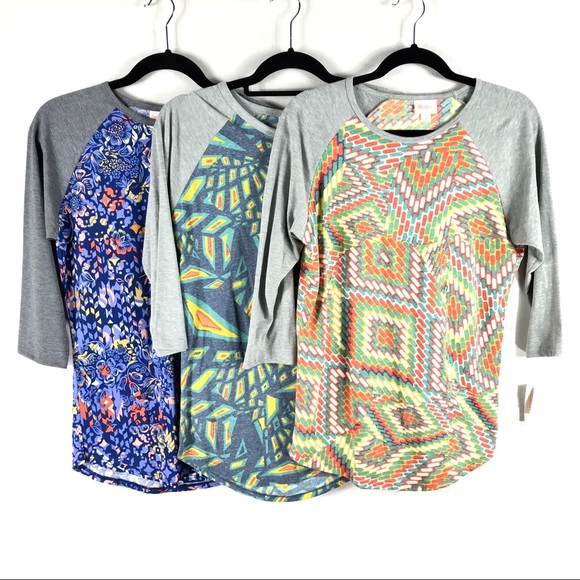 LuLaRoe Tops - LuLaRoe Randy T-Shirt Women’s Small Lot of 3